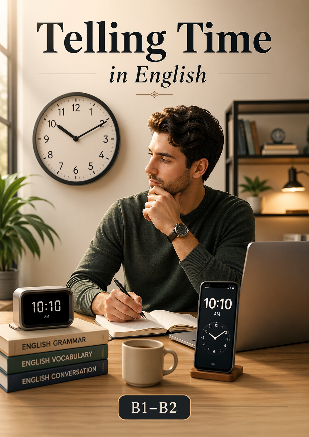 Telling Time in English cover image