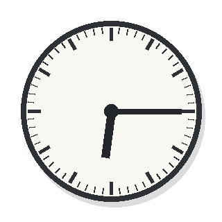 Analog clock practice 7